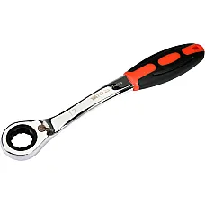 Ключ накидний з тріскачкою Yato вигнутий 17мм (YT-02379)