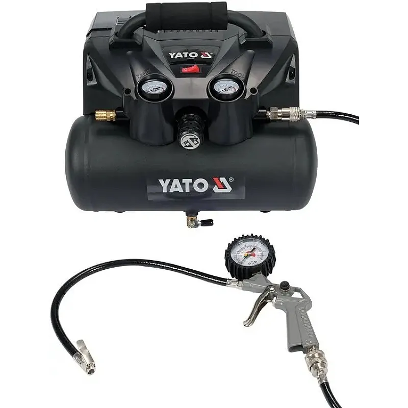 Компрессор аккумуляторный Yato, 36В (2х18В), 800 Вт (без АКБ и ЗУ) (YT-23242) фото