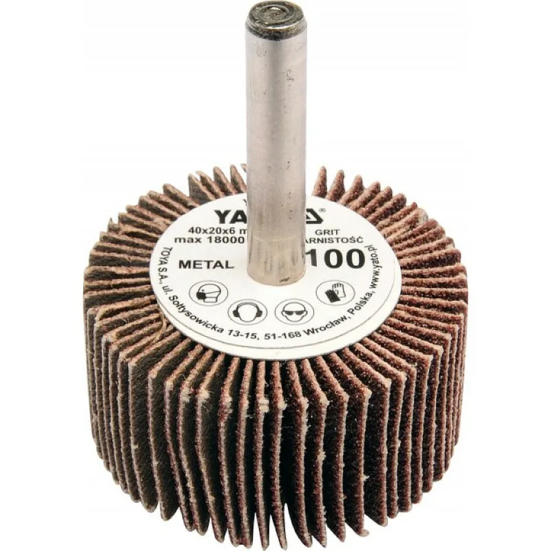 Круг лепестковый шлифовальный YATO YT-83356 фото