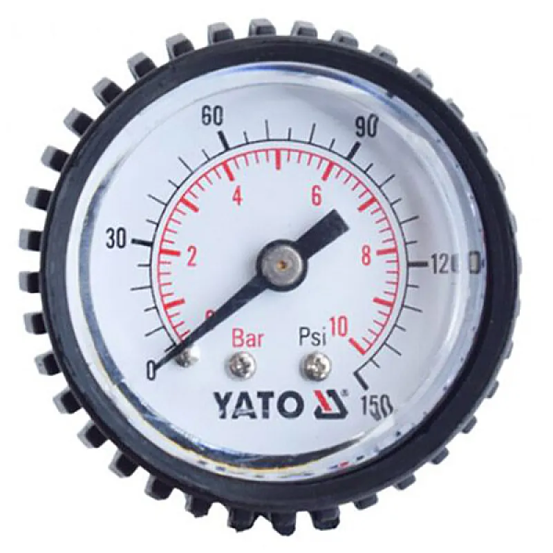 Манометр для шин на пістолет YT-23701 YATO (ZY2370124) фото