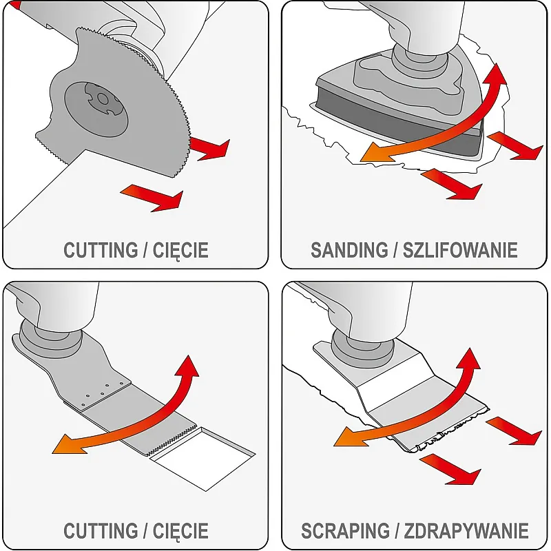 Багатофункціональний інструмент Yato YT-82819 (без акумулятора та ЗУ) фото