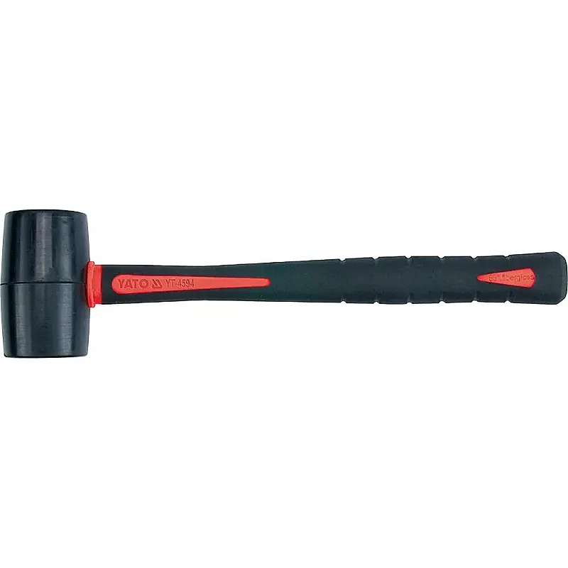 Молоток гумовий Yato зі склопластиковою ручкою (YT-4594) фото