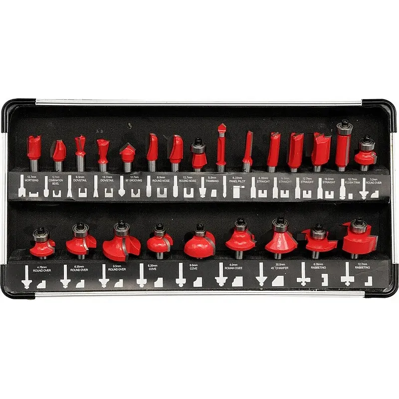 Набір фрез по дереву YATO 24 шт. (YT-6801) фото