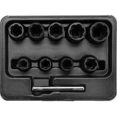 Набор головок для удаления сломанных винтов YATO (YT-0603)