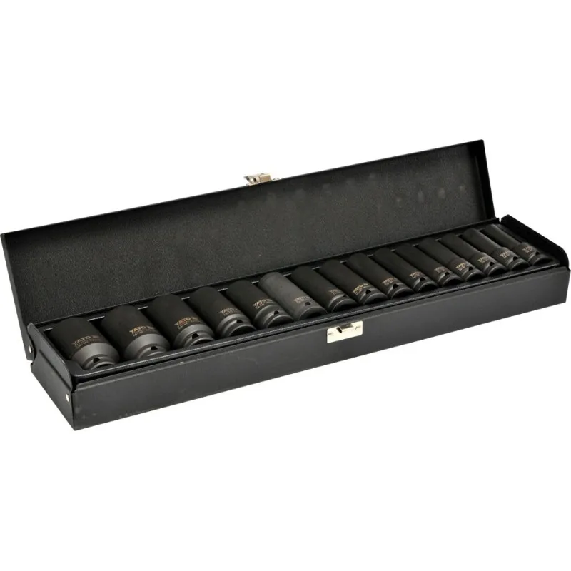 Набор головок торцевых ударных Yato 1/2, 10-32 мм (YT-1055) фото