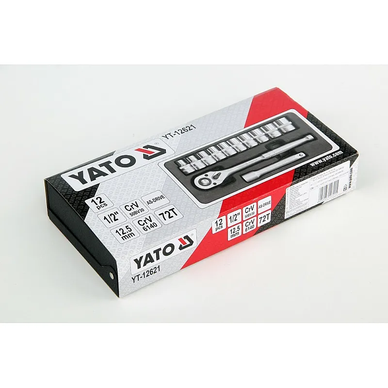 Набір торцевих головок Yato YT-12621 фото