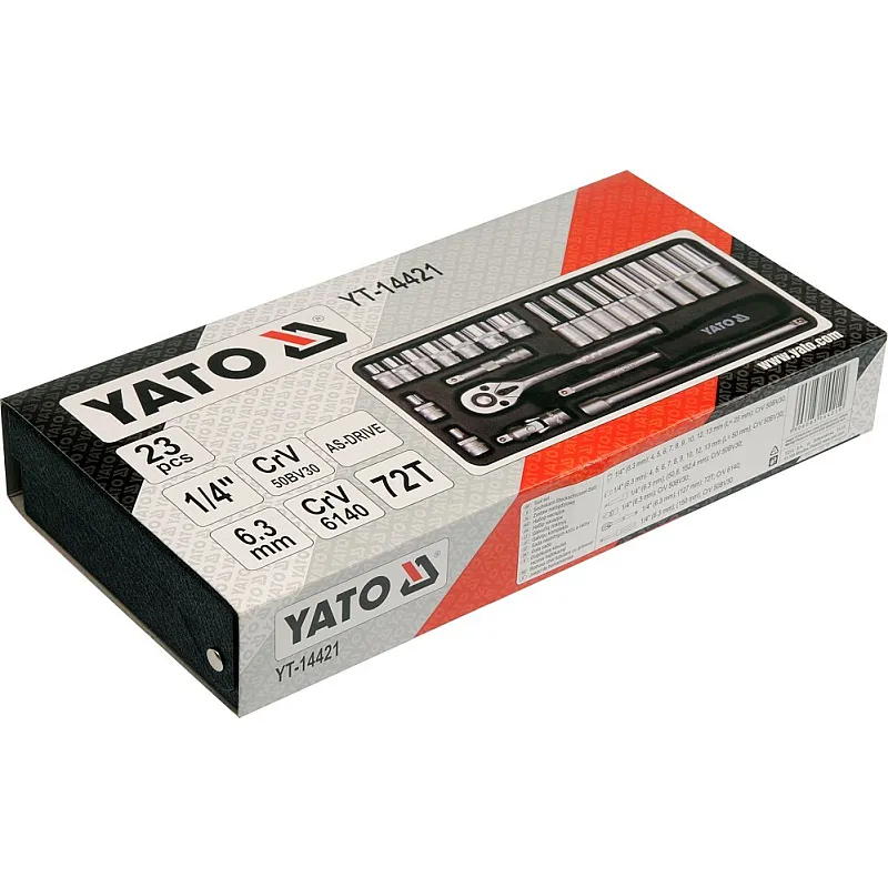 Набір торцевих головок Yato YT-14421 фото