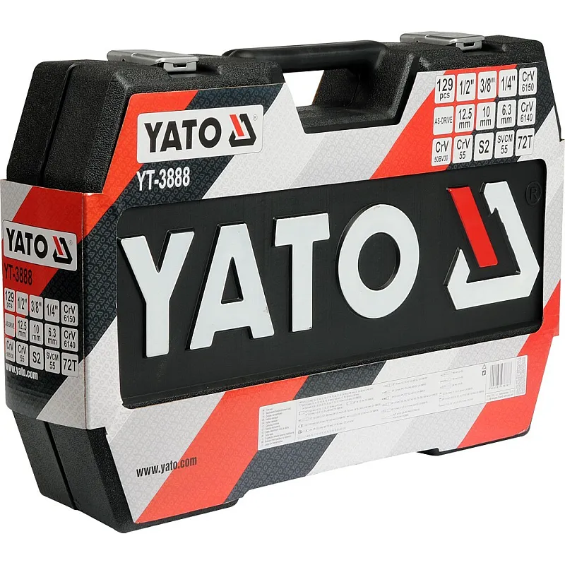 Набір торцевих головок Yato YT-3888 фото