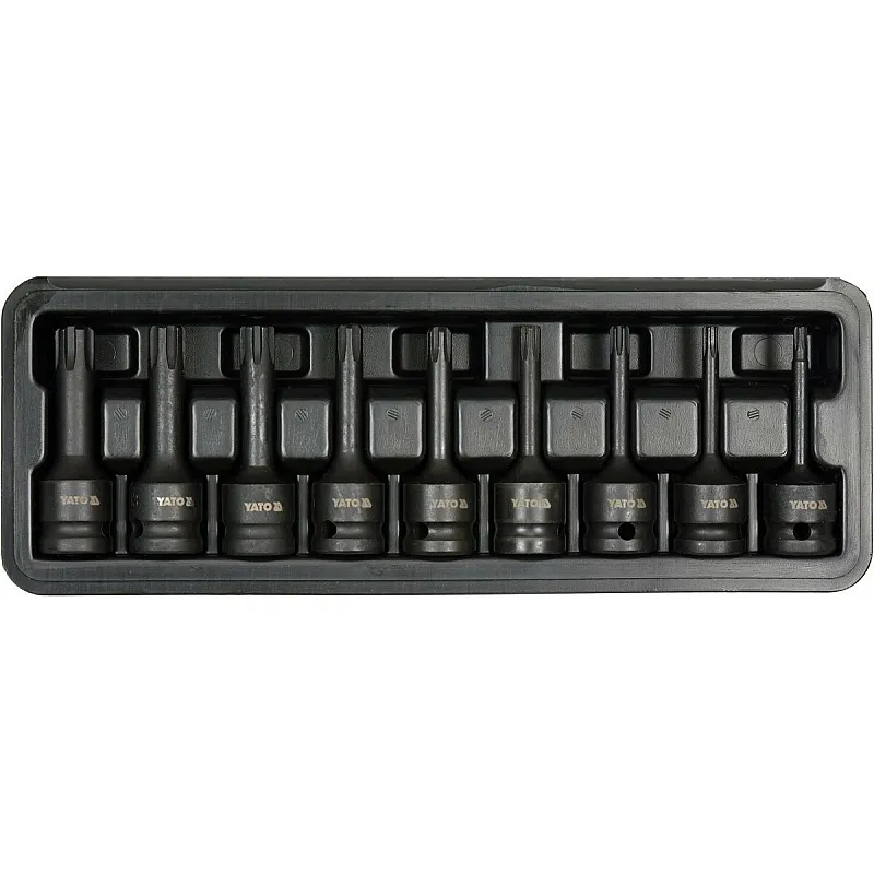 Набір ударних насадок викрутки Yato RIBE RM5-RM14 (YT-10681) фото