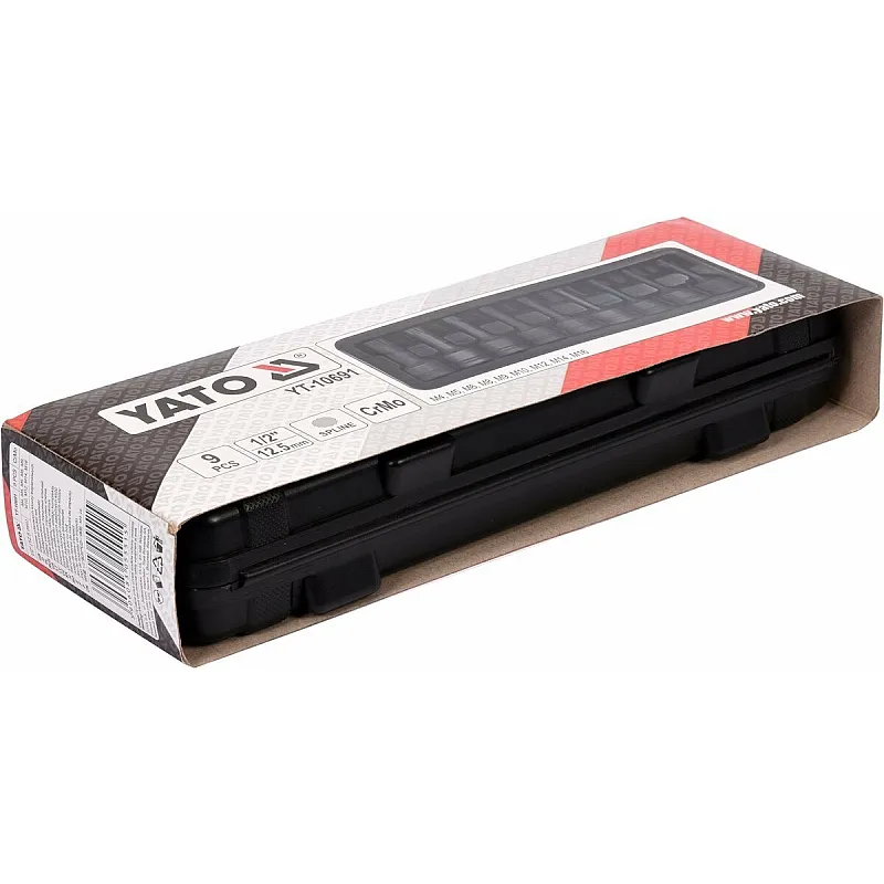 Набор ударных отверточных насадок Yato SPLINE M4-M16 (YT-10691) фото