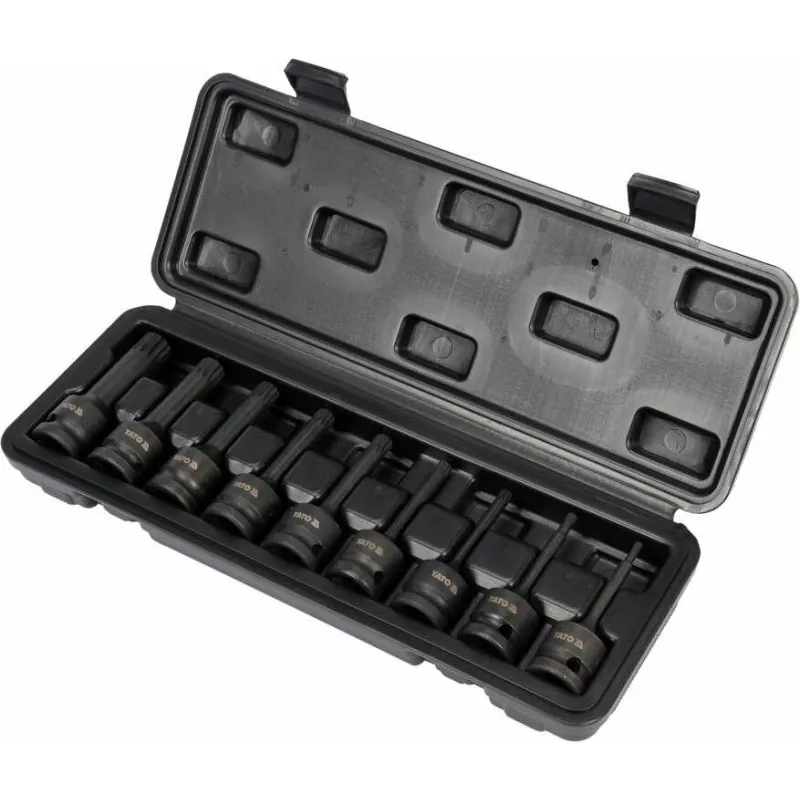 Набор ударных отверточных насадок Yato SPLINE M4-M16 (YT-10691) фото