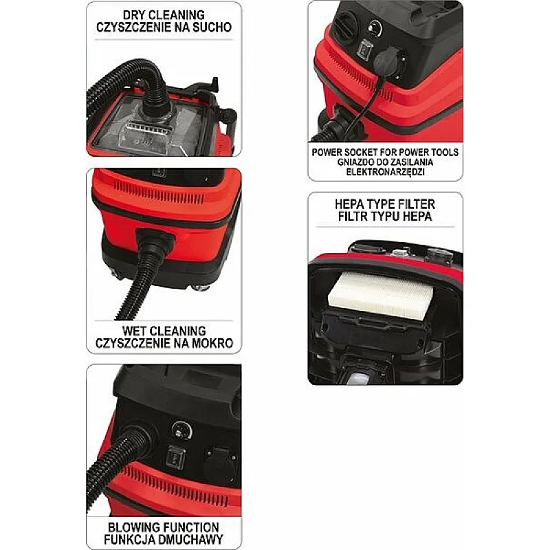 Пилосос промисловий Yato YT-85715 фото