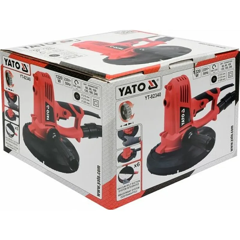 Шліфмашина для стін та стель Yato YT-82340 фото