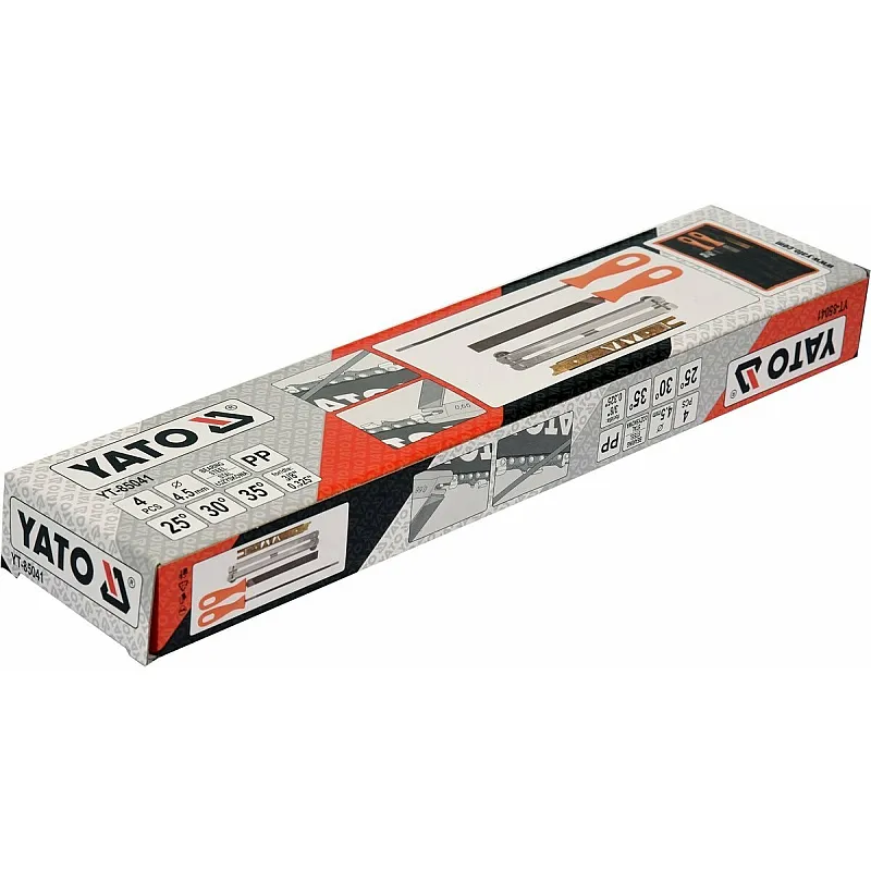 Засіб для заточування відрізних ланцюгів з напилком Yato 4.5 мм, 4 шт (YT-85041) фото