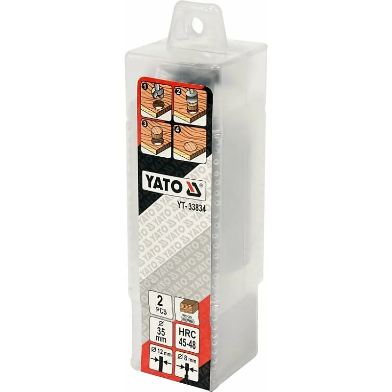 Сверла по дереву Yato YT-33834 фото