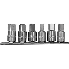 Торцеві насадки для оливок зливних пробок Yato, 6 шт (YT-05997)