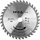 Диск пильный по дереву с победитовыми напайками Yato YT-60732 (255x30x3.0x2.0 мм), 36 зуба фото