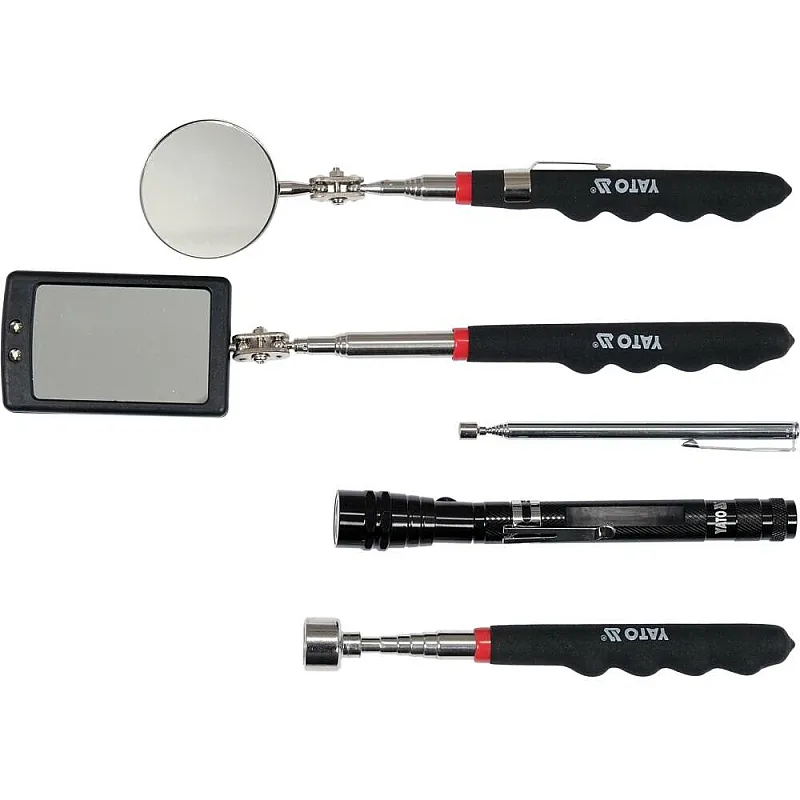 Інспекційний комплект для діагностики та ремонту автомобілів Yato 5 шт. (YT-06622) фото