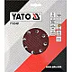 Коло шліфувальне з липучкою Yato YT-83461 для YT-82341 (діам. 180 мм, Р60) фото