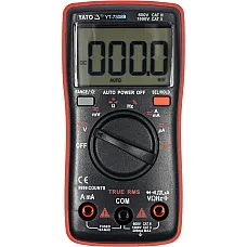 Мультиметр Yato True RMS LCD 9999 (YT-73089)