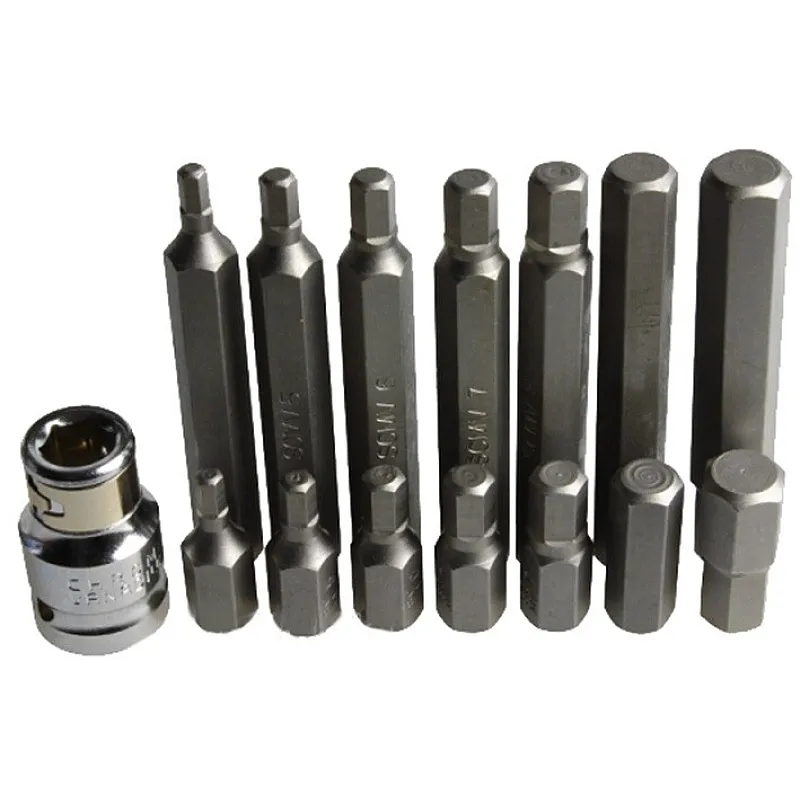 Набор насадок отверточных YATO HEX 30х75 мм (YT-0413) фото