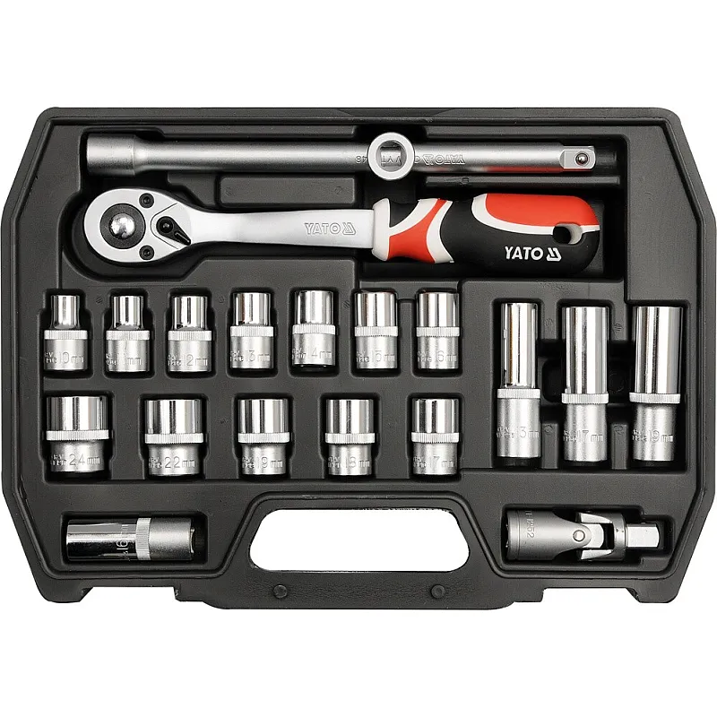 Набор торцевых головок Yato YT-3869 фото