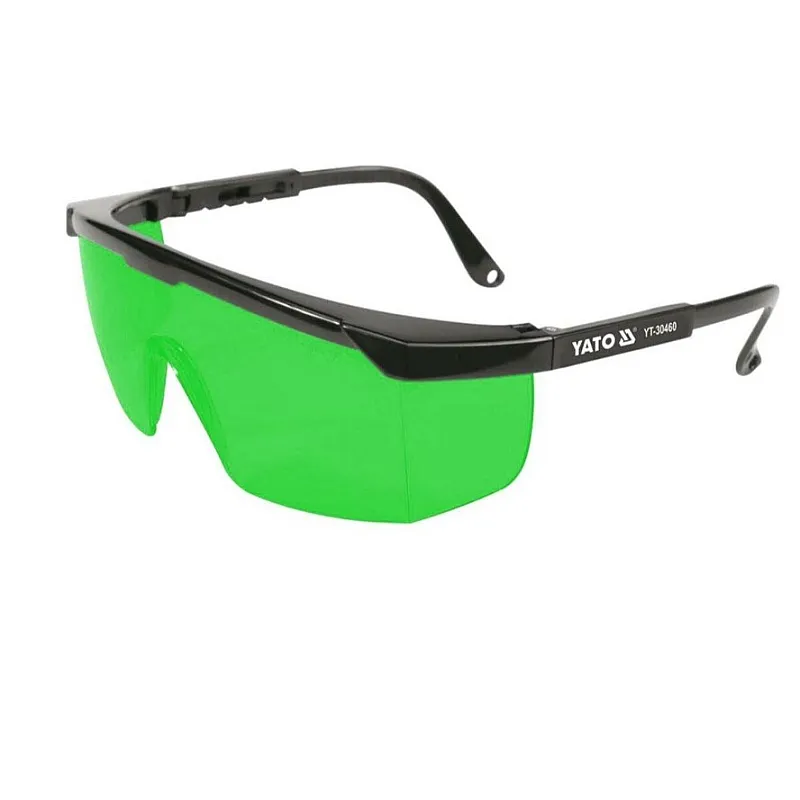 Окуляри захисні Yato для роботи з лазерними приладами (YT-30461) зелені фото