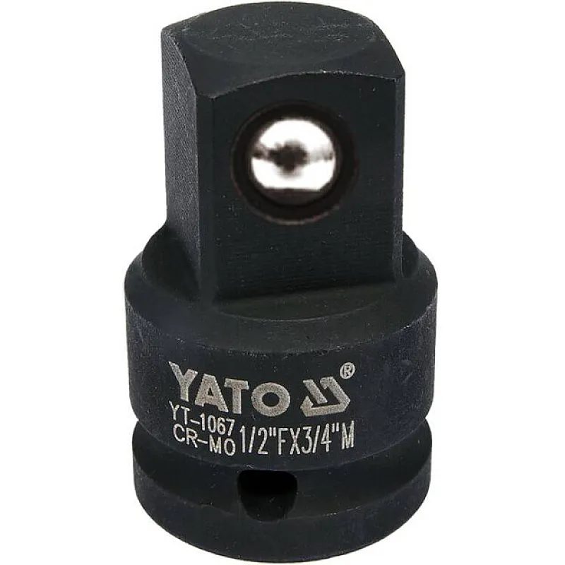 Перехідник ударний Yato 1/2х3/4, 48 мм (YT-1067) фото
