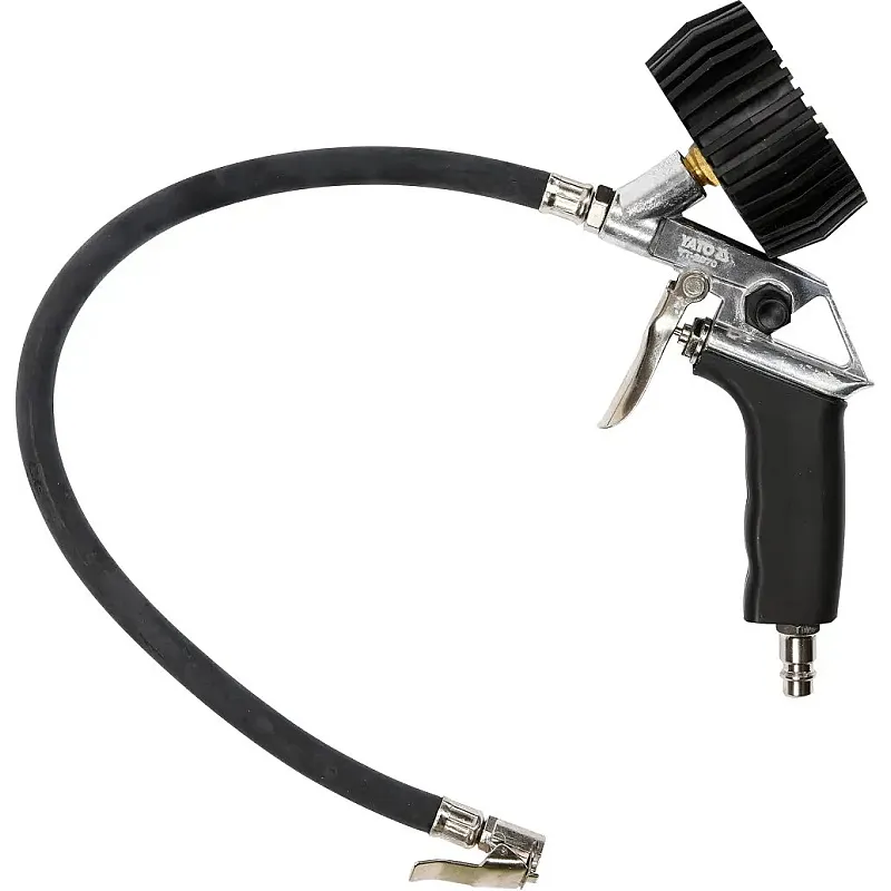 Пістолет для підкачування шин з манометром Yato (YT-2370) фото