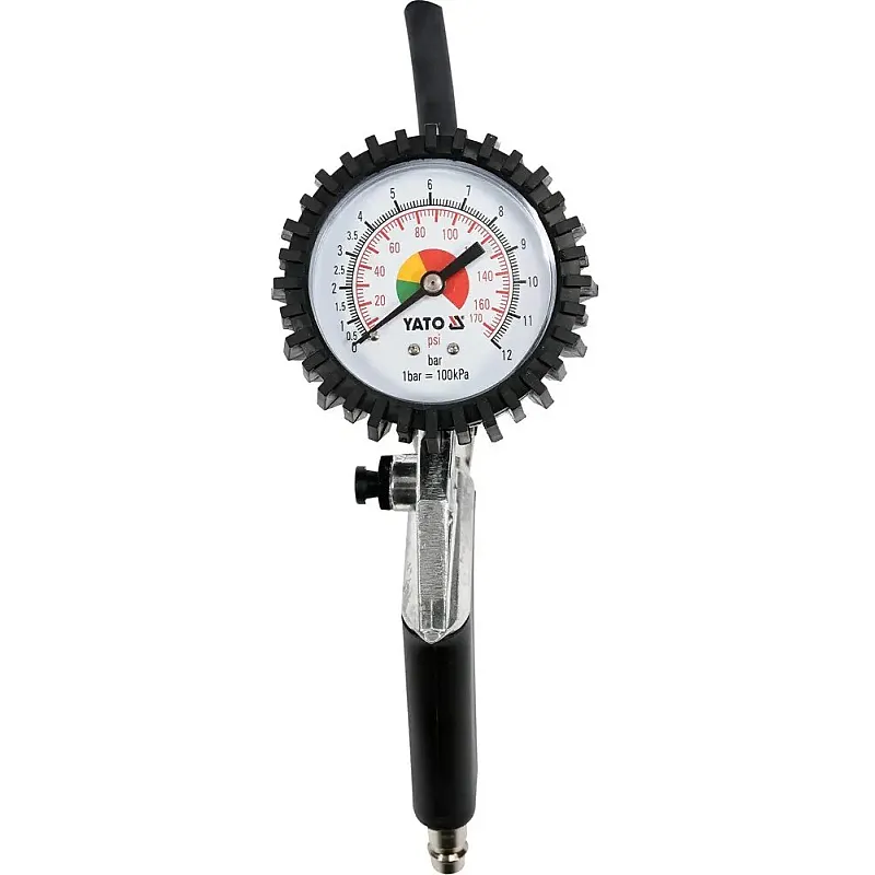 Пістолет для підкачування шин з манометром Yato (YT-2370) фото