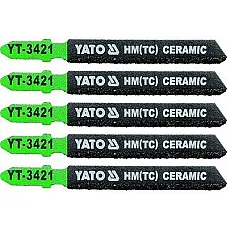 Полотно для електролобзика YATO 75 мм, 5 шт. (YT-3421)