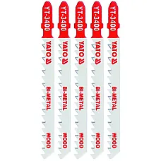 Полотно для електролобзика YATO BI-METAL 6TPI, 100 мм, 5 шт. (YT-3400)