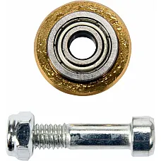 Ролик ріжучий з підшипником Yato YT-37151 з покриттям титановим для плиткоріза 22х6х6 мм