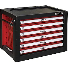 Шафа для інструментів YATO 690x465x535 мм з 6 шуфлядами 533х397х55 мм (YT-09155)
