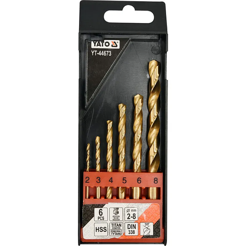 Сверла по металлу YATO YT-44673 фото