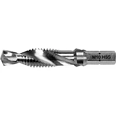 Свердло-мітчик М10х1.5 мм, HSS М2, HEX 1/4" 59х15 мм Yato (YT-44847)