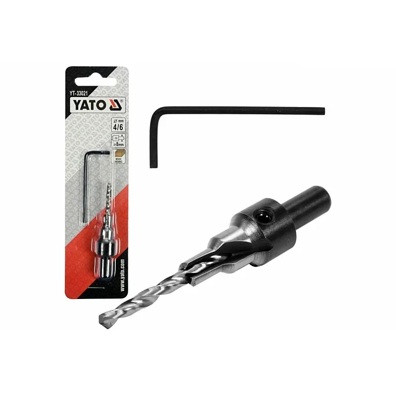 Сверло под конфирмат YATO 4-6 мм (YT-33021) фото