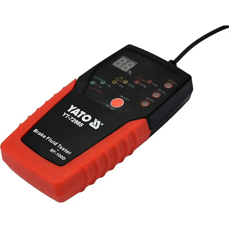 Тестер гальмівної рідини Yato з електронним дисплеєм та гнучким зондом (YT-72985) фото