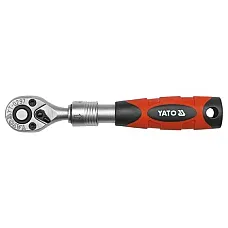 Трещотка Yato 1/4" 72T 150-200 мм телескопическая ручка (YT-0297)