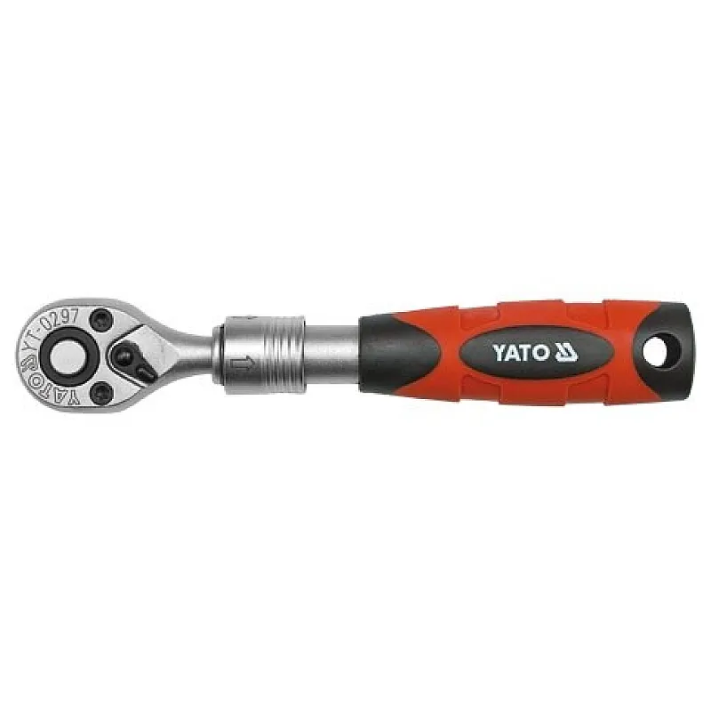 Тріскачка Yato 1/4 72T 150-200 мм телескопічна ручка (YT-0297) фото