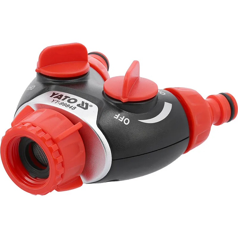 Тройник для садового шланга Yato 3/4 и 1 (YT-99848) фото