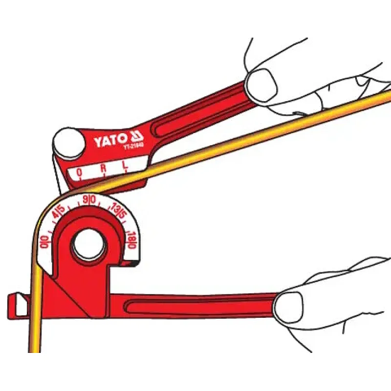 Трубогиб механічний ручний Yato для труб, 6-10 мм (YT-21840) фото