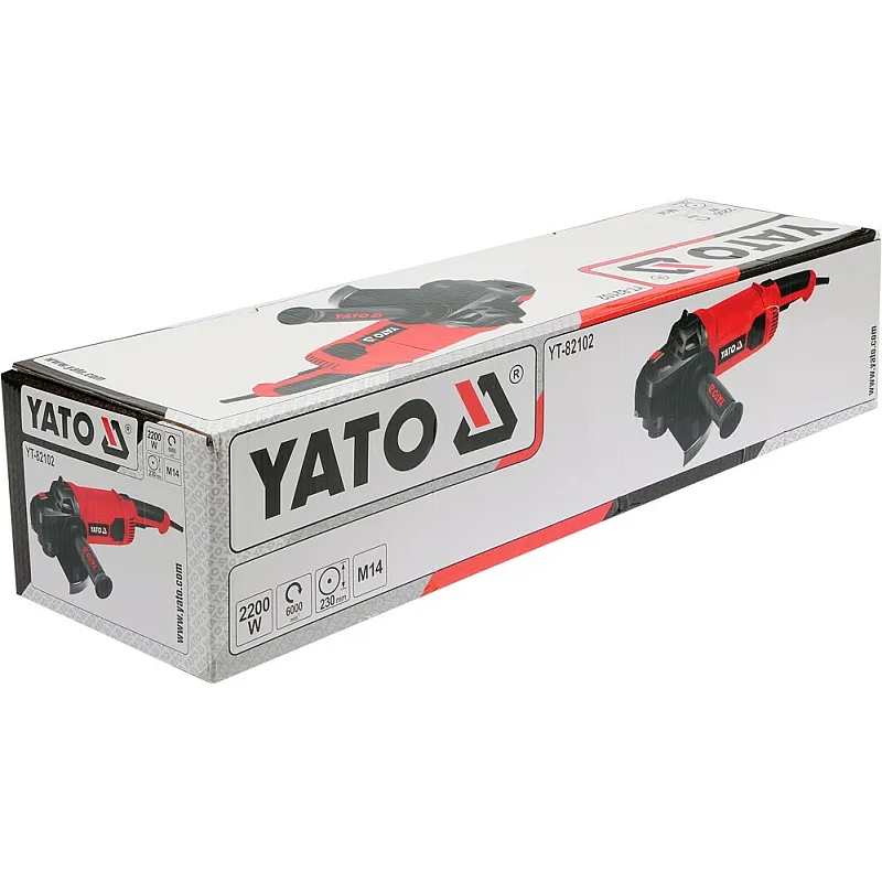 Кутова шліфувальна машина Yato YT-82102 фото