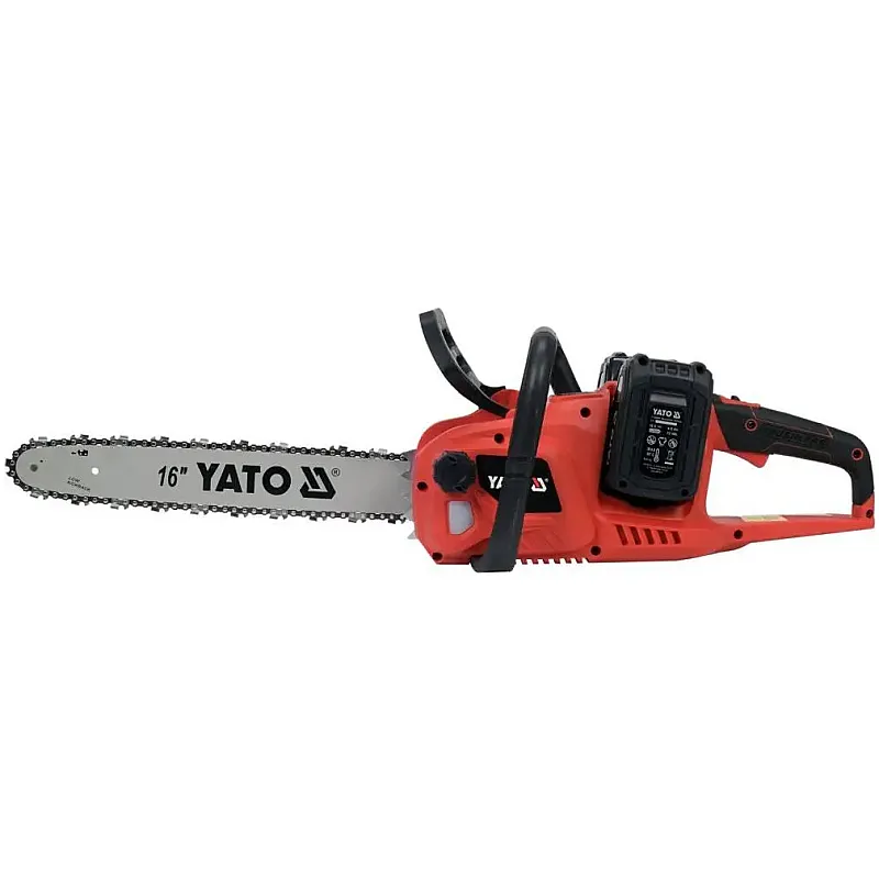 Акумуляторна безщіткова ланцюгова пилка YATO YT-828131 фото