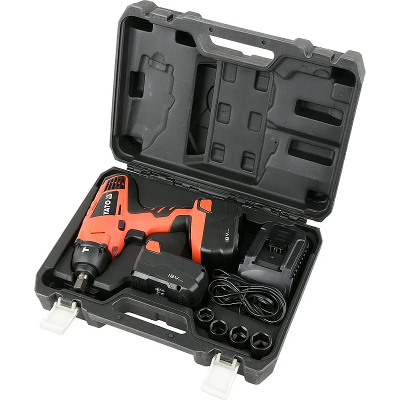 Гайковерт ударний акумуляторний Yato YT-82930 фото