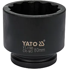 Головка торцева ударна Yato 80 мм (YT-11995)