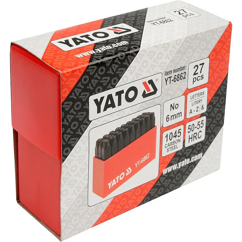Клейма буквенные Yato YT-6862 фото