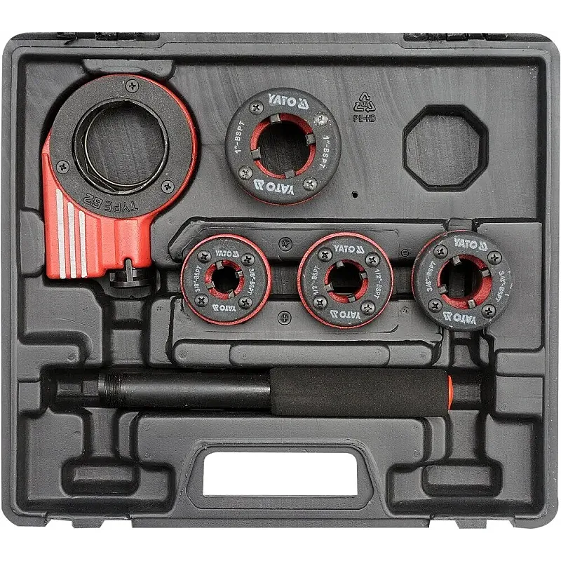 Клуппы для нарезки трубной резьбы Yato 5 шт. (YT-29001) фото