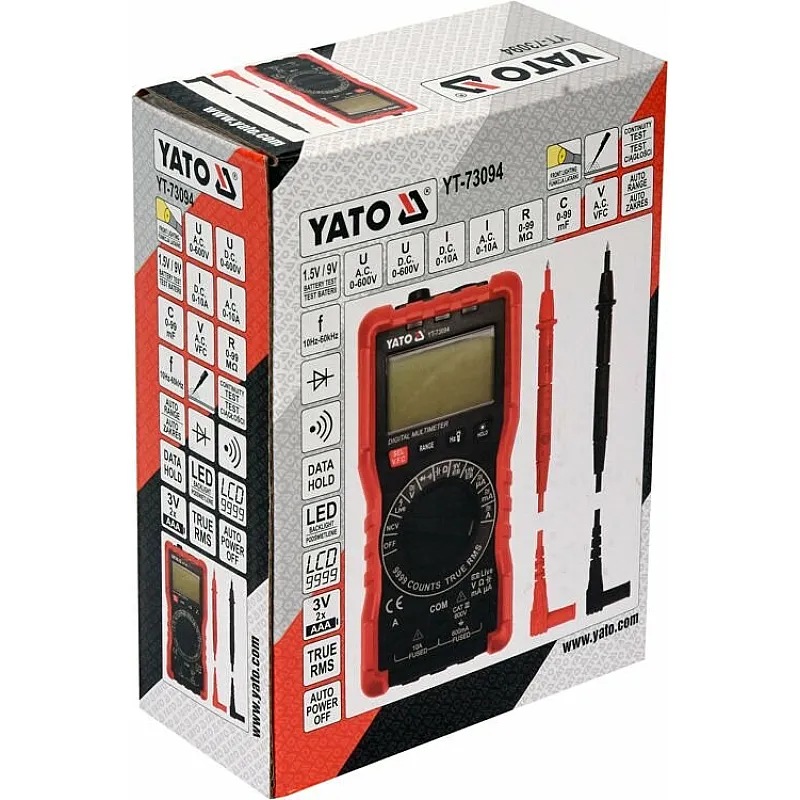 Мультиметр Yato YT-73094 фото
