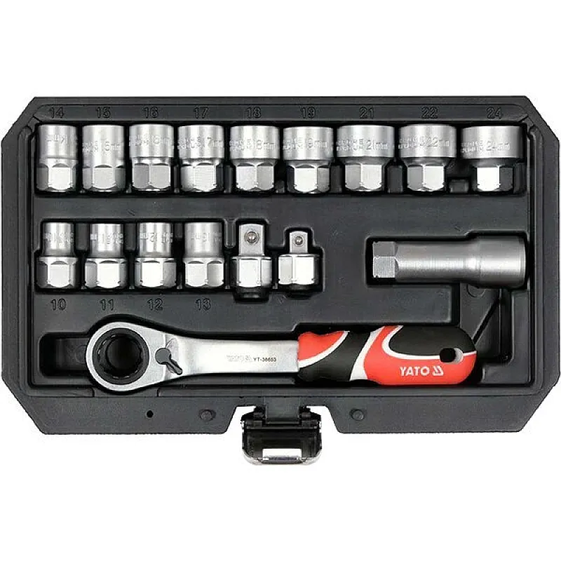 Набір головок торцевих YATO (YT-38653) фото